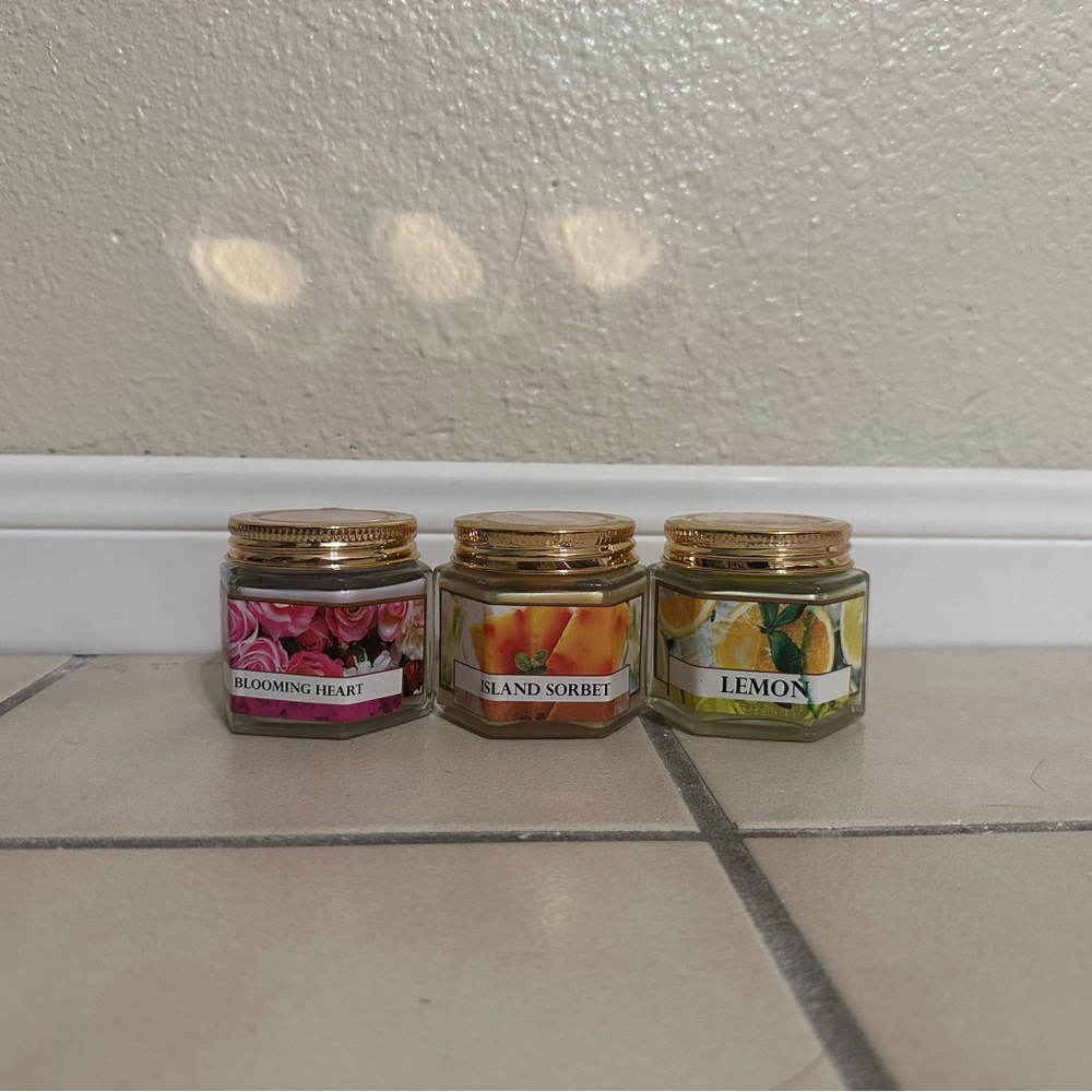 Three candles